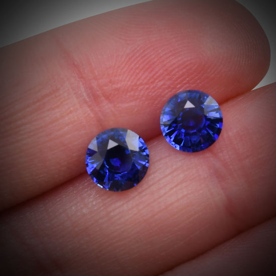 3.02 Carat Blue SRI LANKAN Round Sapphire