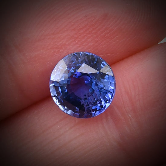 3.61 Carat Blue SRI LANKAN Round Sapphire CD
