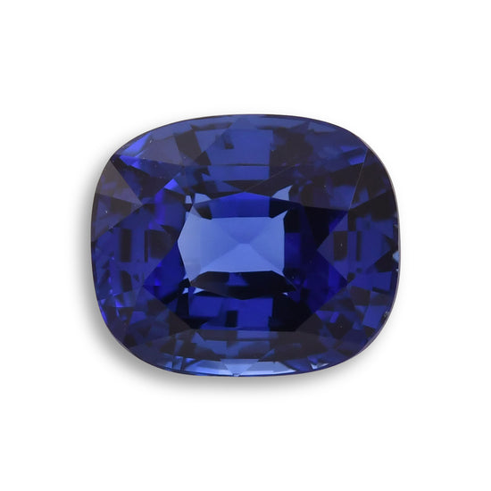 3.50 Carat Blue SRI LANKAN Cushion Sapphire CD