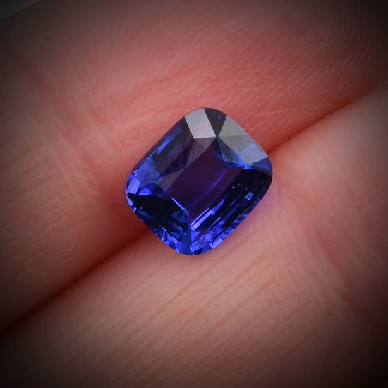 2.07 Carat Blue SRI LANKAN Cushion Sapphire