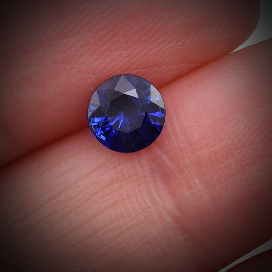 1.07 Carat Blue SRI LANKAN Round Sapphire