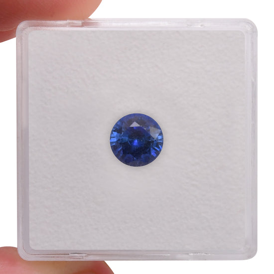 1.30 Carat Blue SRI LANKAN Round Sapphire