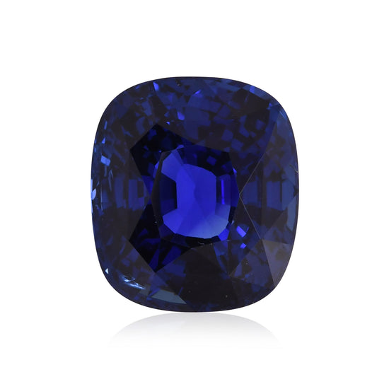 23.24 Carat Blue SRI LANKAN Cushion Sapphire GUBELIN
