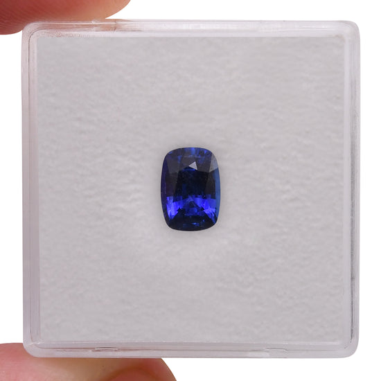1.02 Carat Blue  Cushion Sapphire