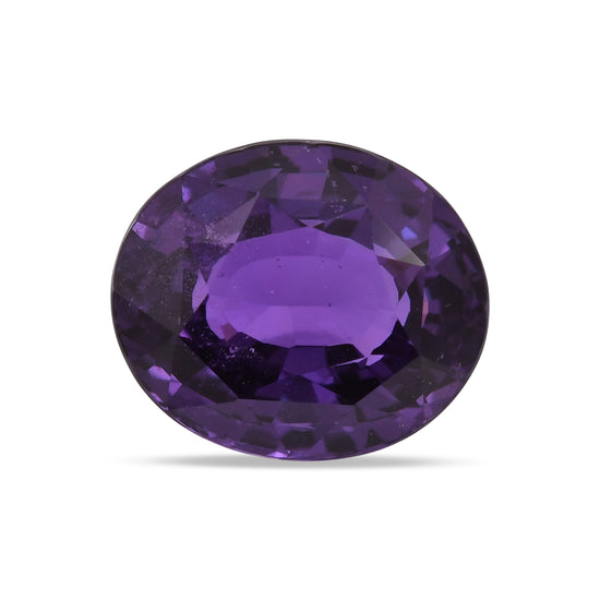 8.00 Carat Purple  Oval Sapphire GIA