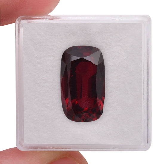 10.05 Carat Red MOZAMBIQUE Cushion Ruby GRS