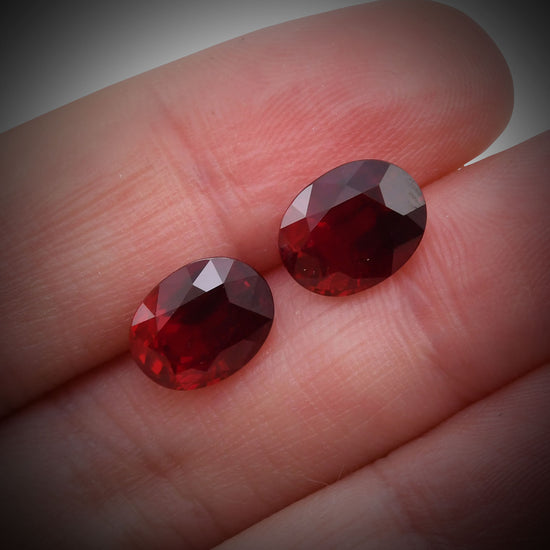 8.26 Carat Red MOZAMBICAN Oval Ruby GRS