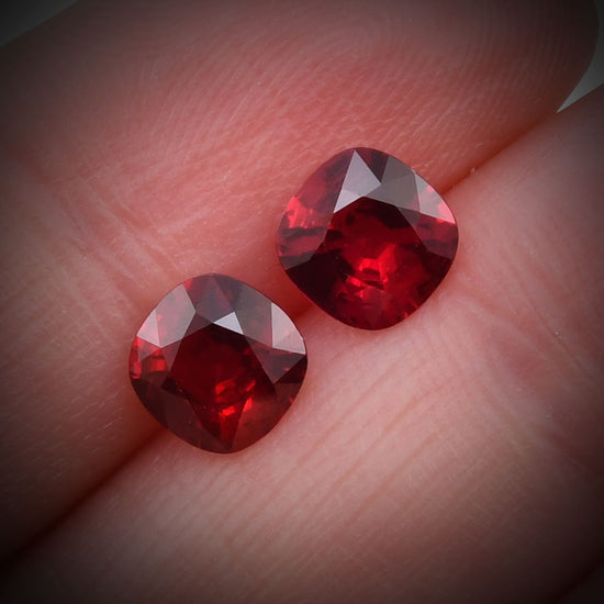 2.40 Carat Red MOZAMBICAN Cushion Ruby CD