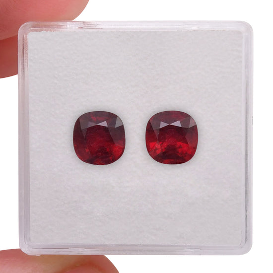 2.82 Carat Red MOZAMBICAN Cushion Ruby CD