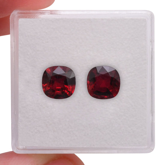 2.56 Carat Red MOZAMBICAN Cushion Ruby CD