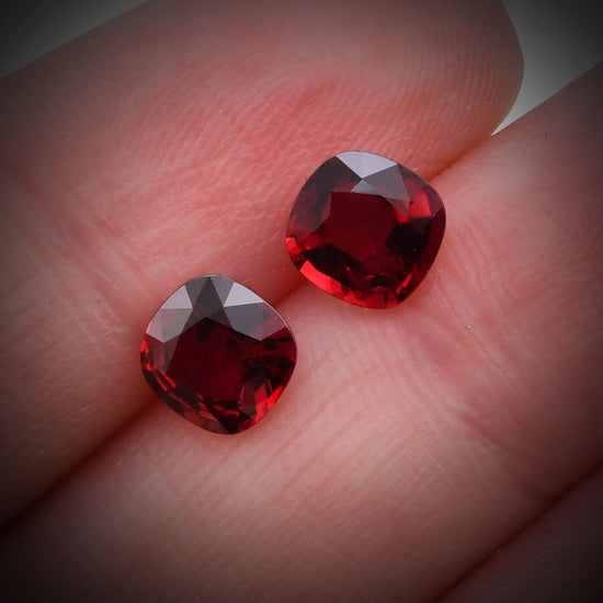 2.56 Carat Red MOZAMBICAN Cushion Ruby CD