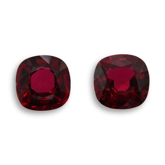 2.56 Carat Red MOZAMBICAN Cushion Ruby CD