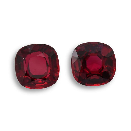 2.45 Carat Red MOZAMBICAN Cushion Ruby CD
