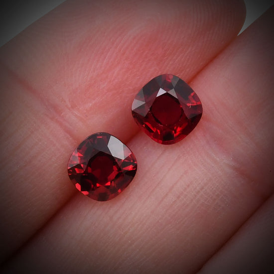 2.45 Carat Red MOZAMBICAN Cushion Ruby CD