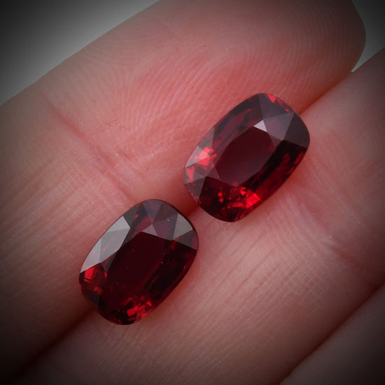 6.08 Carat Red MOZAMBICAN Cushion Ruby GRS