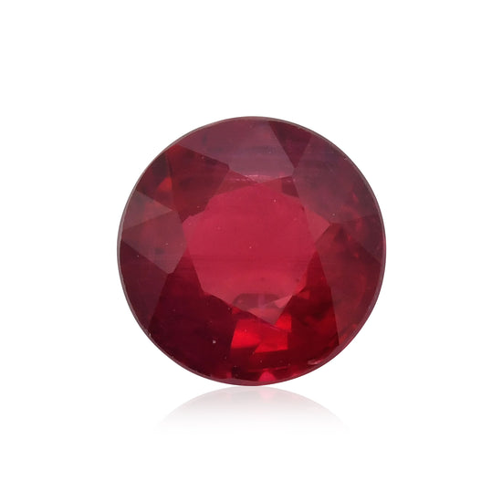 1,45 Karat roter MOZAMBIK runder Rubin