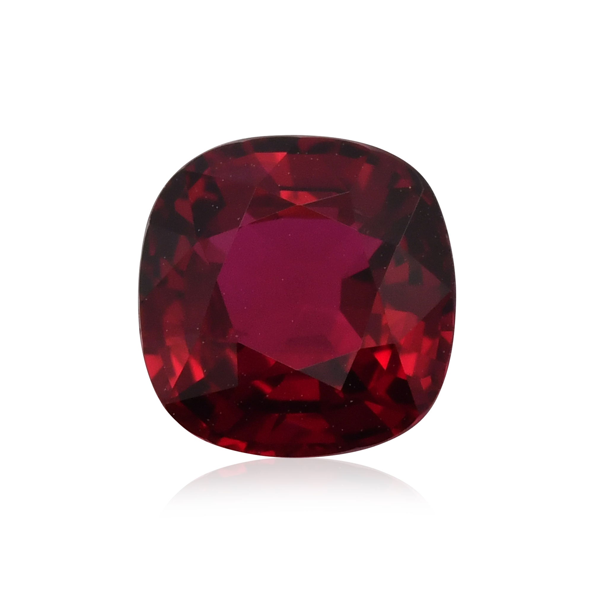1.53 Carat Red MOZAMBICAN Cushion Ruby CD | LEIBISH