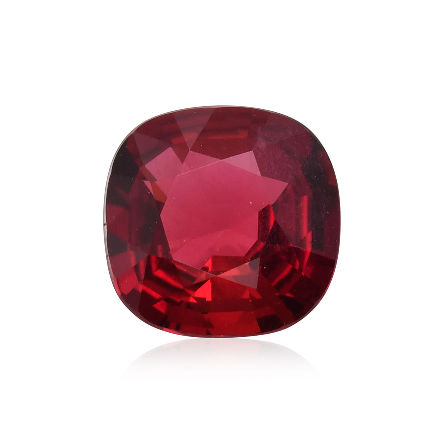 1.36 Carat Red MOZAMBIQUE Cushion Ruby CD