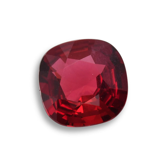 1.36 Carat Red MOZAMBIQUE Cushion Ruby CD