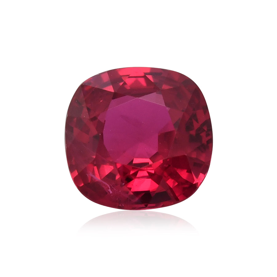 1.52 Carat Red MOZAMBIQUE Cushion Ruby CD