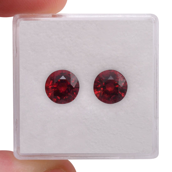3.14 Carat Red MADAGASCAR Round Ruby CD