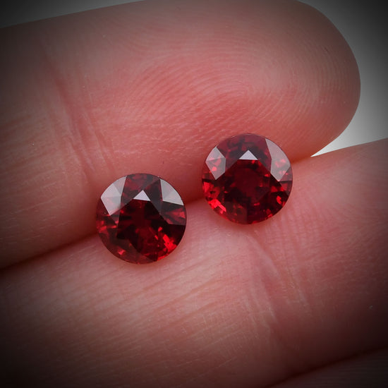 3.14 Carat Red MADAGASCAR Round Ruby CD