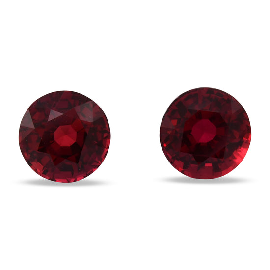 3.14 Carat Red MADAGASCAR Round Ruby CD