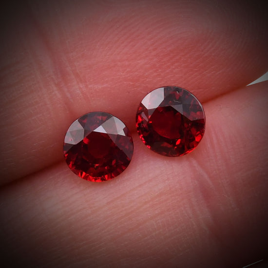 3.04 Carat Red MOZAMBICAN Round Ruby CD