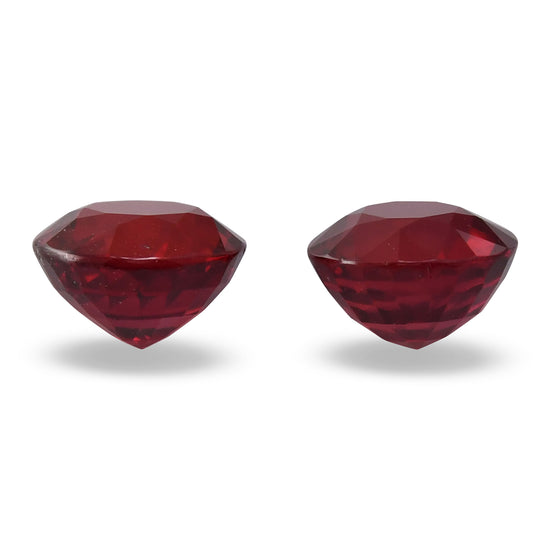 3.04 Carat Red MOZAMBICAN Round Ruby CD