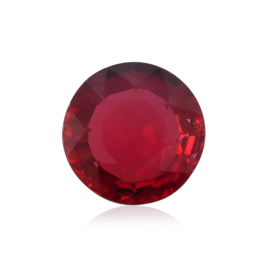 1.53 Carat Red MOZAMBICAN Round Ruby