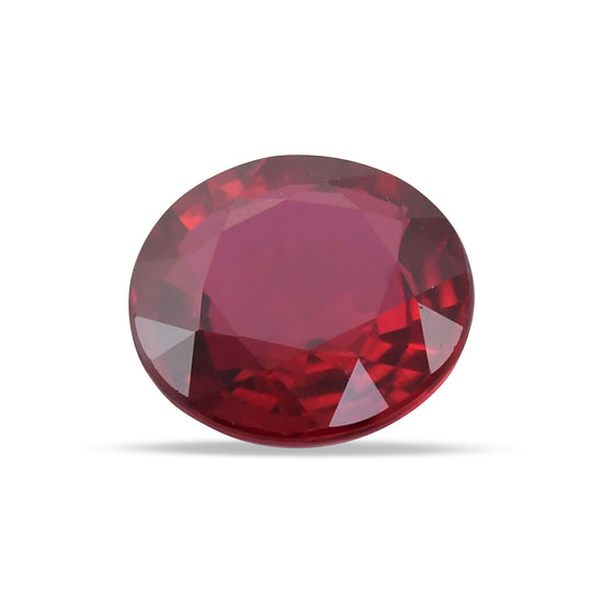 1.40 Carat Red MOZAMBIQUE Round Ruby