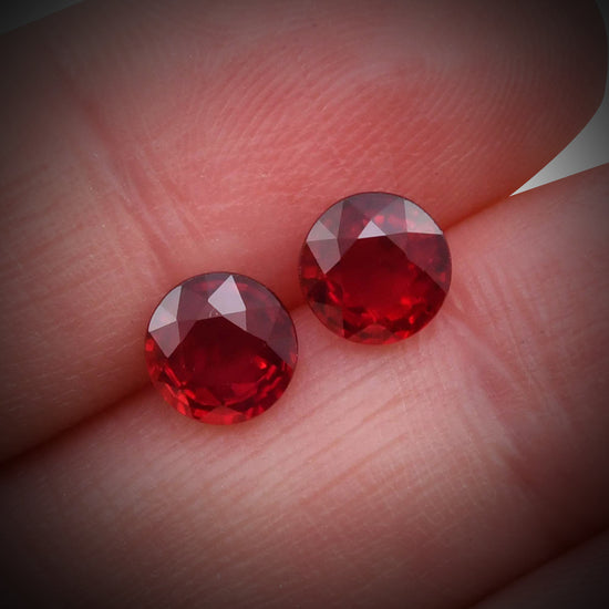 2.53 Carat Red MOZAMBICAN Round Ruby