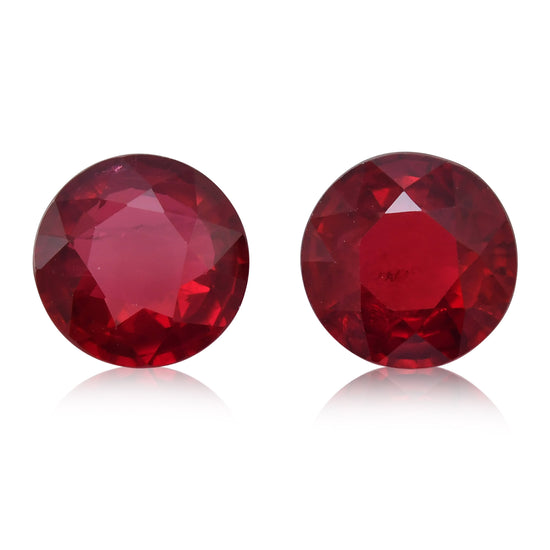 2.53 Carat Red MOZAMBICAN Round Ruby