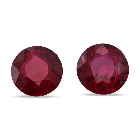 2.63 Carat Red MOZAMBICAN Round Ruby