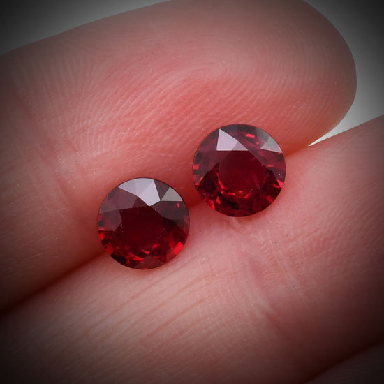 2.63 Carat Red MOZAMBICAN Round Ruby