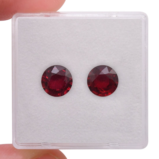 2.63 Carat Red MOZAMBICAN Round Ruby