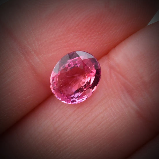 2.02 Carat Peach MADAGASCAR Oval Sapphire CD