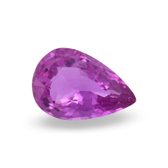 2.06 Carat Pink Pear Sapphire