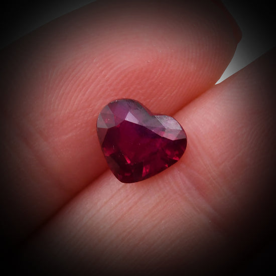 2.52 Carat Red MOZAMBIQUE Heart Ruby GRS No Heat