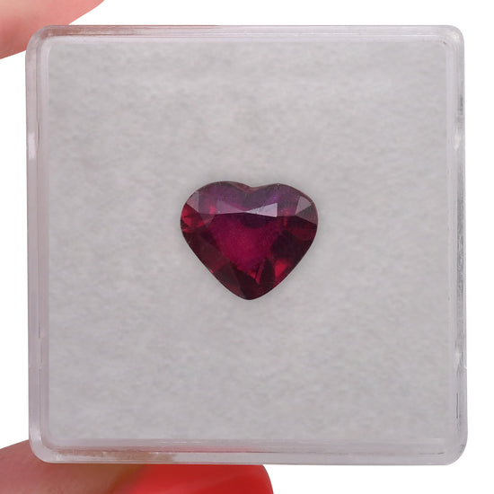 2.52 Carat Red MOZAMBIQUE Heart Ruby GRS No Heat