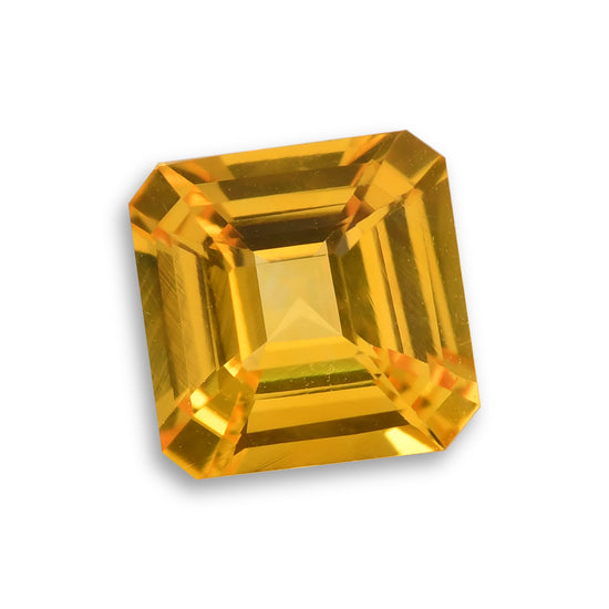 1.53 Carat Yellow  Emerald Sapphire