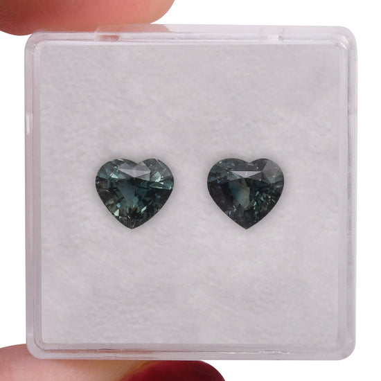 2.74 Carat Green MADAGASCAR Heart Sapphire