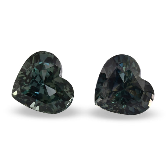 2.74 Carat Green MADAGASCAR Heart Sapphire