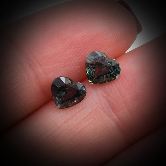 2.74 Carat Green MADAGASCAR Heart Sapphire