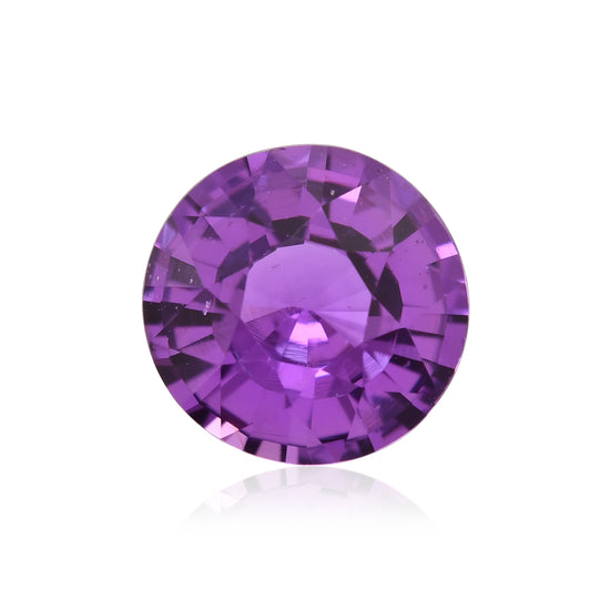 2.05 Carat Purple  Round Sapphire