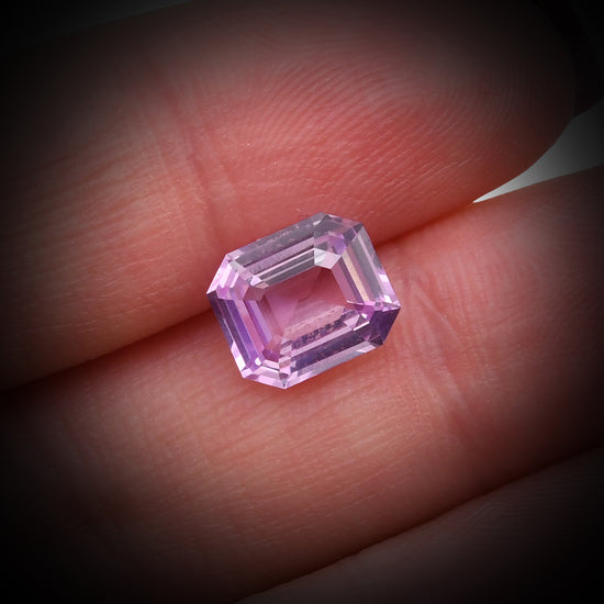 3.24 Carat Pink MADAGASCAR Octagon Sapphire CD