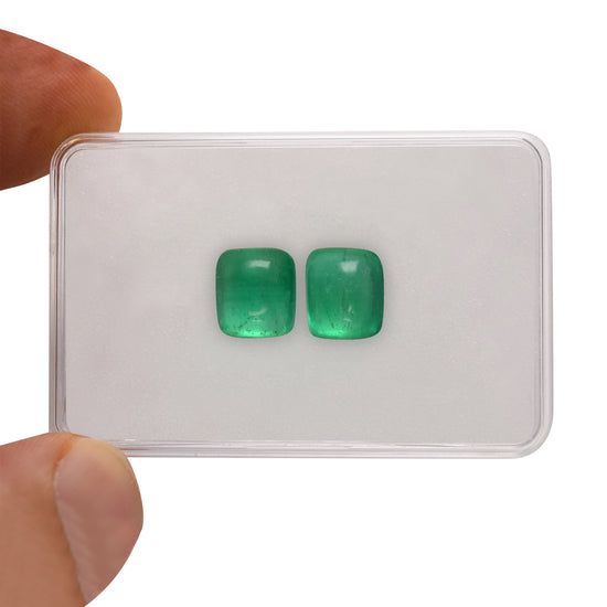 9.56 Carat Cushion Emerald