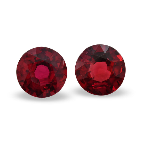 2.80 Carat Red MOZAMBICAN Round Ruby CD