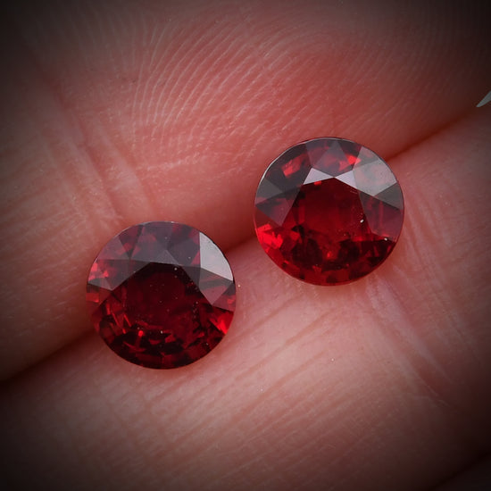 2.80 Carat Red MOZAMBICAN Round Ruby CD