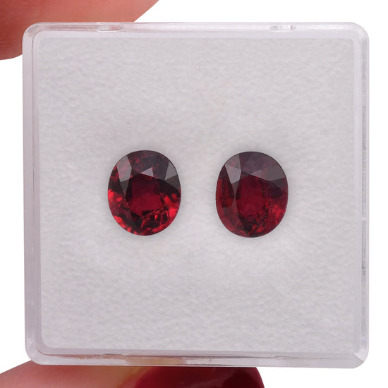 2.90 Carat Red MOZAMBICAN Oval Ruby GRS